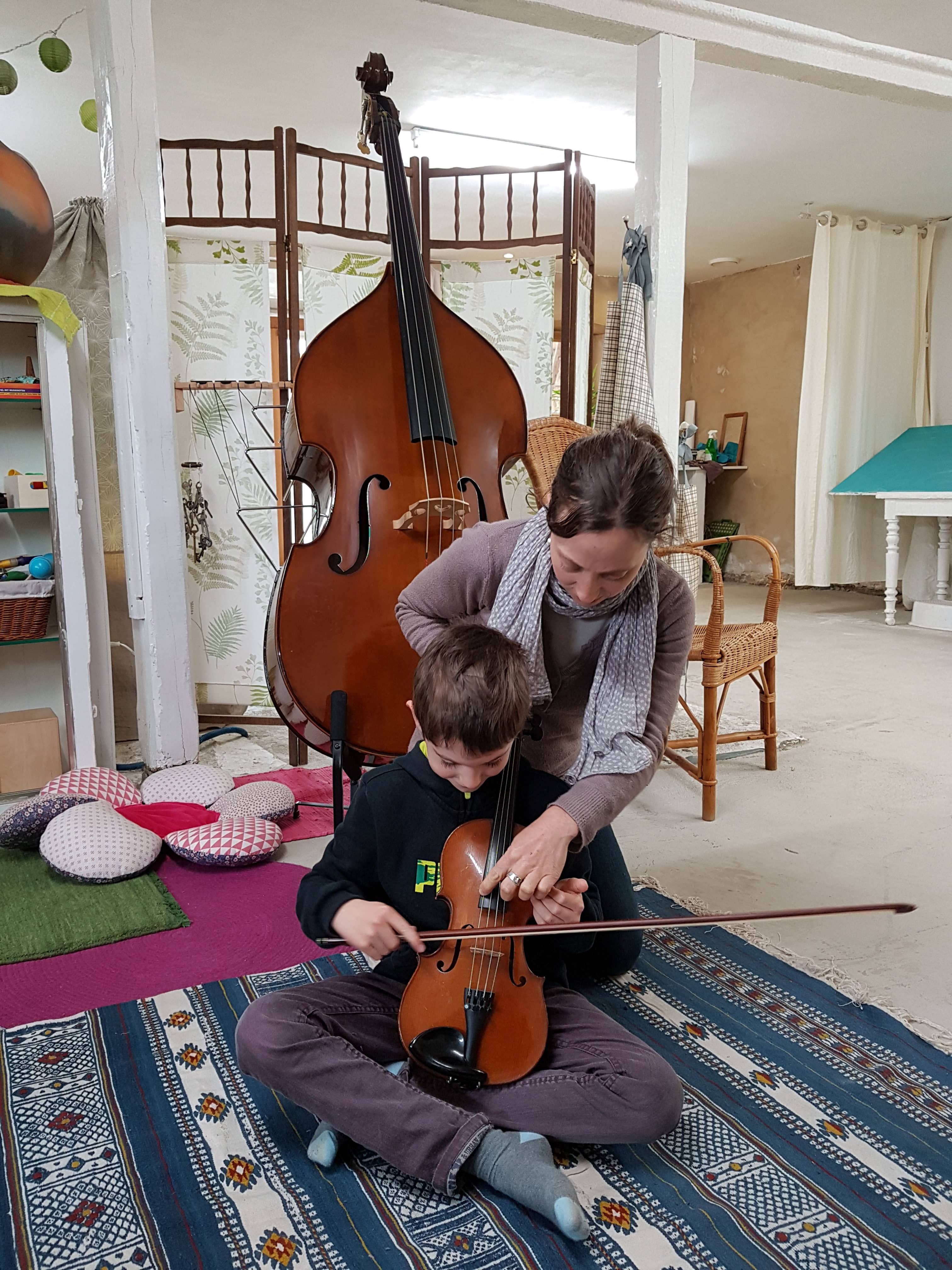 Apprentissage du violon Atelier du Sardier 