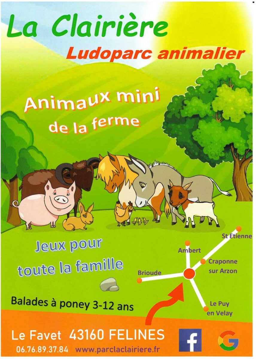 EQUI-Ludo parc animalier La Clairière-flyer