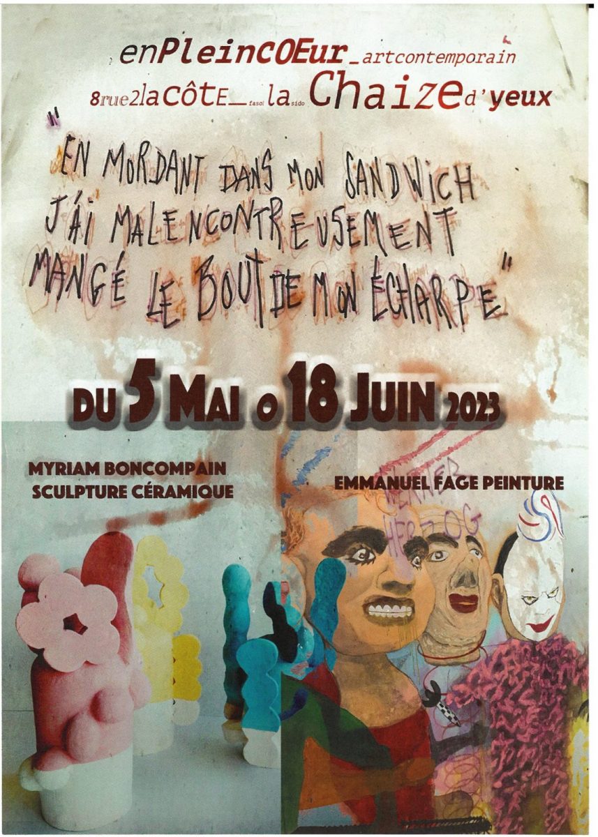 EVE_exposition Myriam Boncompain et Emmanuel Fage_affiche