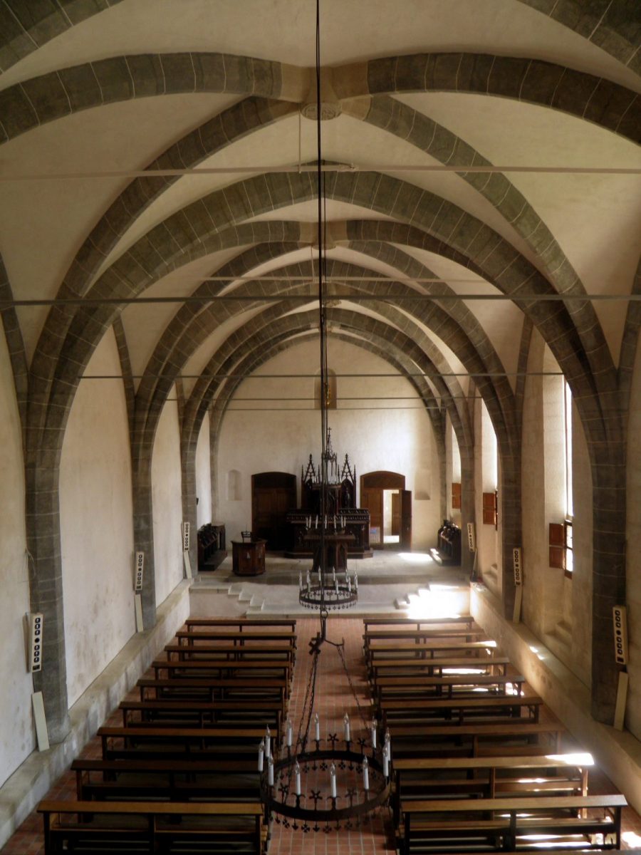 PCU_Abbaye de La Chaise-Dieu_Chapelle des Pénitents_intérieur ancien réfectoire